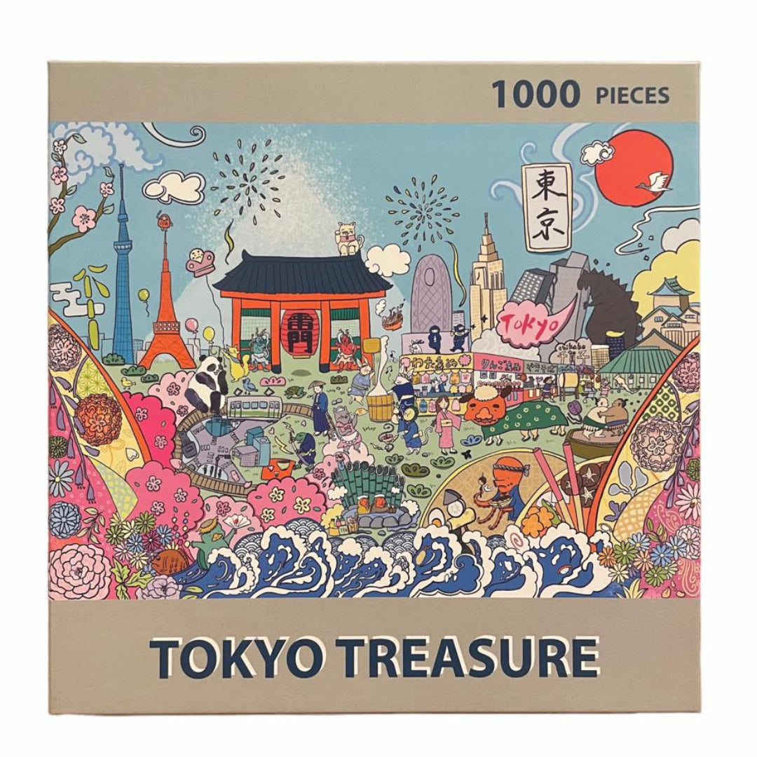 Arcadia Puzzles - Tokyo Treasure 1000 Piece Puzzle - The Puzzle Nerds  