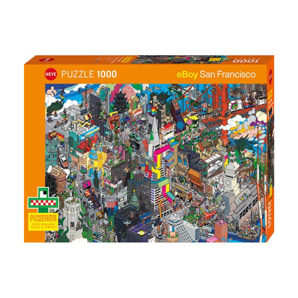 San Francisco Quest Pixorama 1000 Piece Puzzle – The Puzzle Nerds