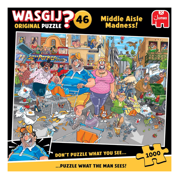 Wasgij Original 46 Middle Aisle Madness! 1000 Piece Puzzle – The