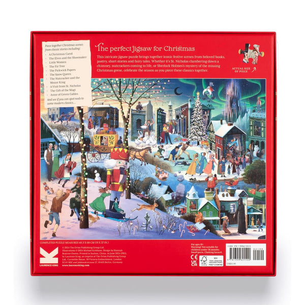 A Book Lover's Christmas 1000 Piece Puzzle – The Puzzle Nerds