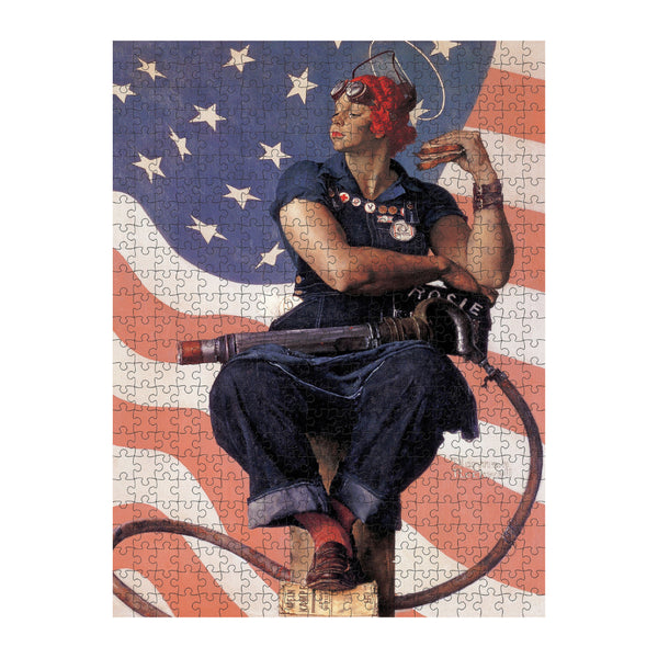 Rosie The Riveter by Norman Rockwell 500 Piece Puzzle – The Puzzle