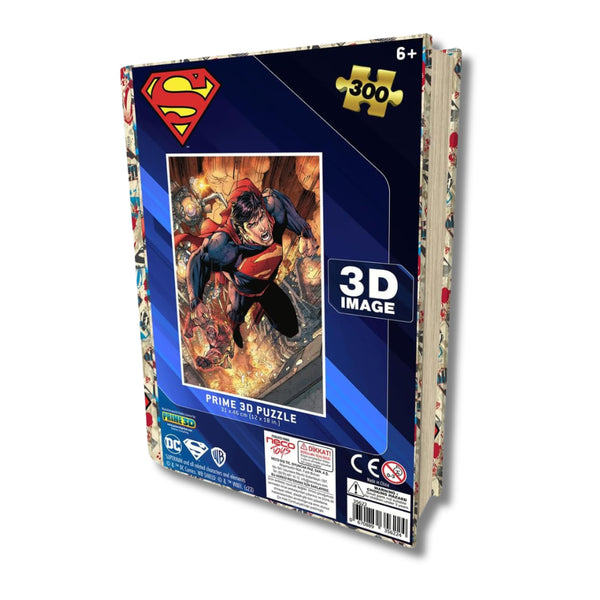 Superman DC Comics 3D 300 Piece Puzzle In Tin Book Packaging – The
