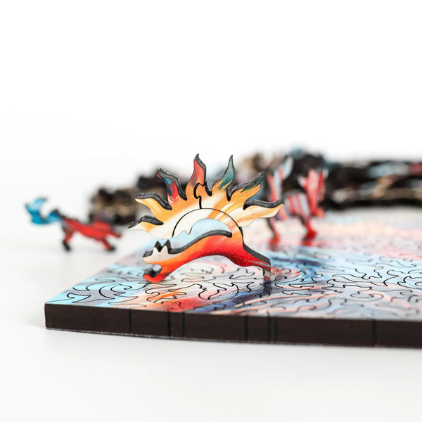 Rising Sun 68 Piece Wooden Mini Puzzle – The Puzzle Nerds