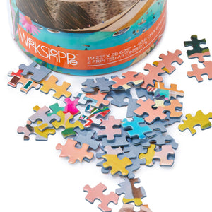 Werkshoppe Puzzles - Cinque Terre 1000 Piece Puzzle - The Puzzle Nerds  