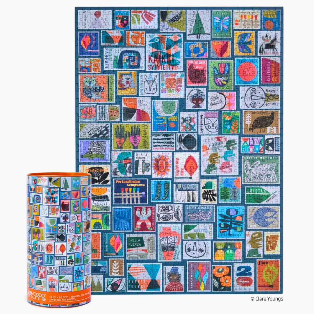 Werkshoppe Puzzles - Vintage Matchbooks 1000 Piece Puzzle - The Puzzle Nerds  