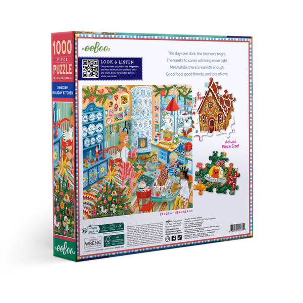 Swedish Holiday Kitchen 1000 Piece Puzzle – The Puzzle Nerds
