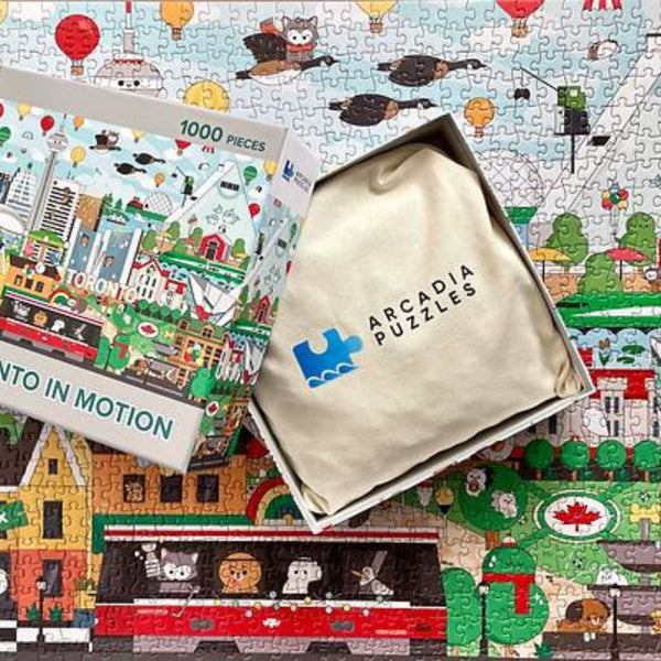 Toronto In Motion 1000 Piece Puzzle – The Puzzle Nerds