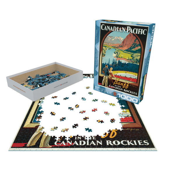 Banff In The Canadian Rockies 1000 Piece Puzzle The Puzzle Nerds