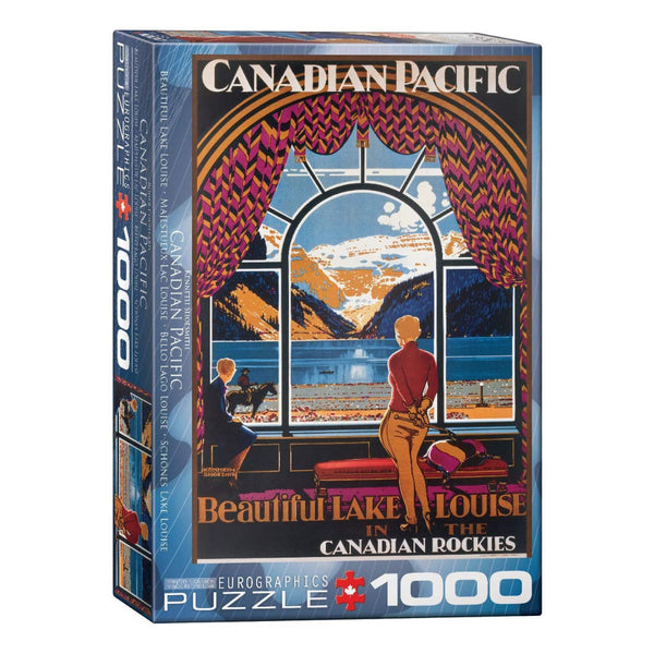 Beautiful Lake Louise In The Canadian Rockies 1000 Piece Puzzle The