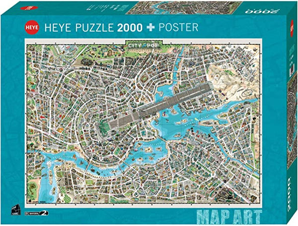 HEYE PAZZLE(2000piece) Map Art 29845 ジグソーパズル 2000ピース