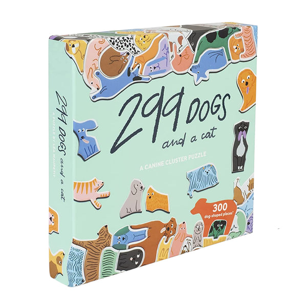 299 Dogs (and a cat) 300 Piece Puzzle – The Puzzle Nerds