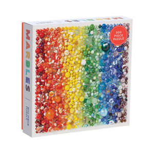 Rainbow Marbles 500 Piece Puzzle