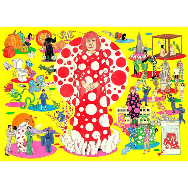 ジグゾーパズル Yayoi kusama ジグソーパズル 現代アート 新品 草間