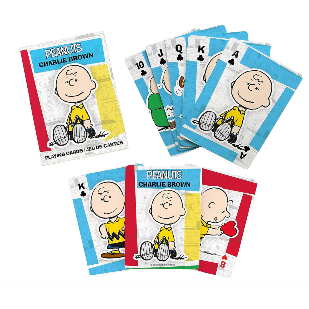 AQUARIUS - Peanuts Charlie Brown Playing Cards - The Puzzle Nerds 