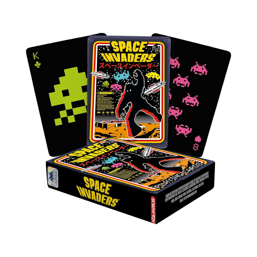 AQUARIUS - Space Invaders Playing Cards - The Puzzle Nerds 