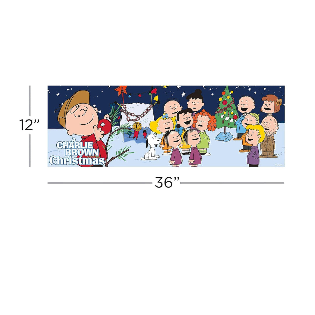 Aquarius - Peanuts Charlie Brown Christmas 1000 Piece Panoramic Jigsaw Puzzle - The Puzzle Nerds  