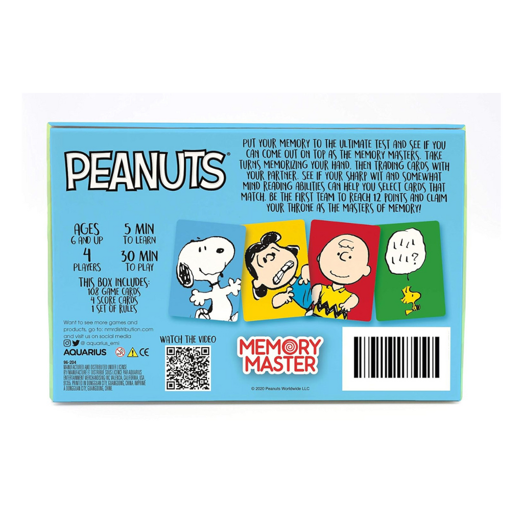 Peanuts Memory Master Card Game – The Puzzle Nerds