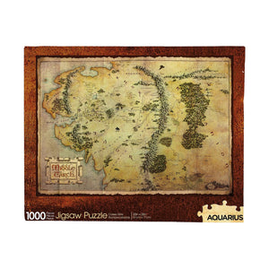 Aquarius Playing Cards - The Hobbit Map 1000 Piece Puzzle  - The Puzzle Nerds 