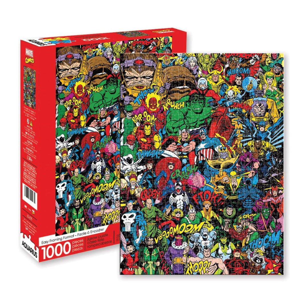 Aquarius Puzzles - Marvel Retro 1000 Piece Puzzle - The Puzzle Nerds  