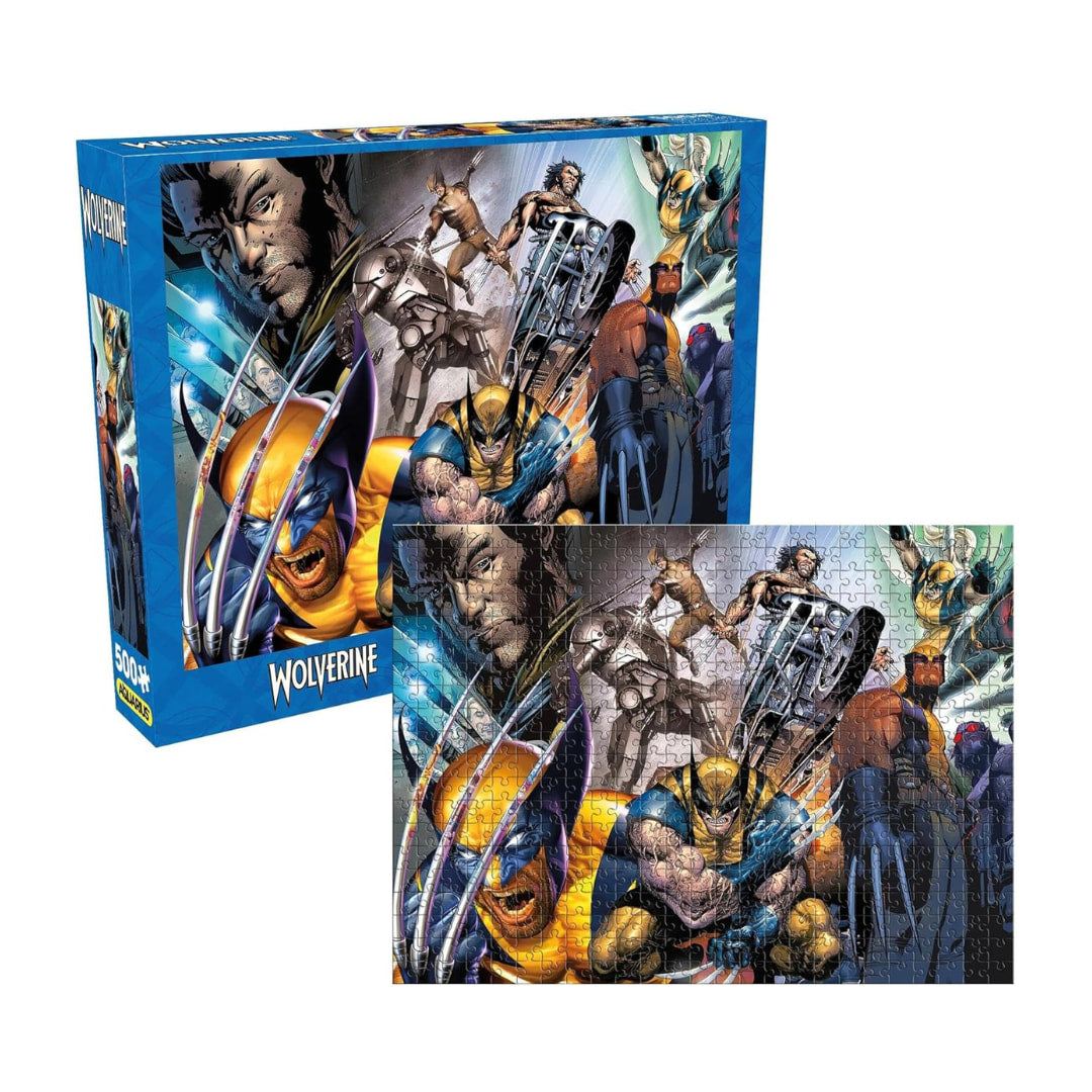 Aquarius Puzzles - Wolverine 500 Piece Jigsaw Puzzle - The Puzzle Nerds 