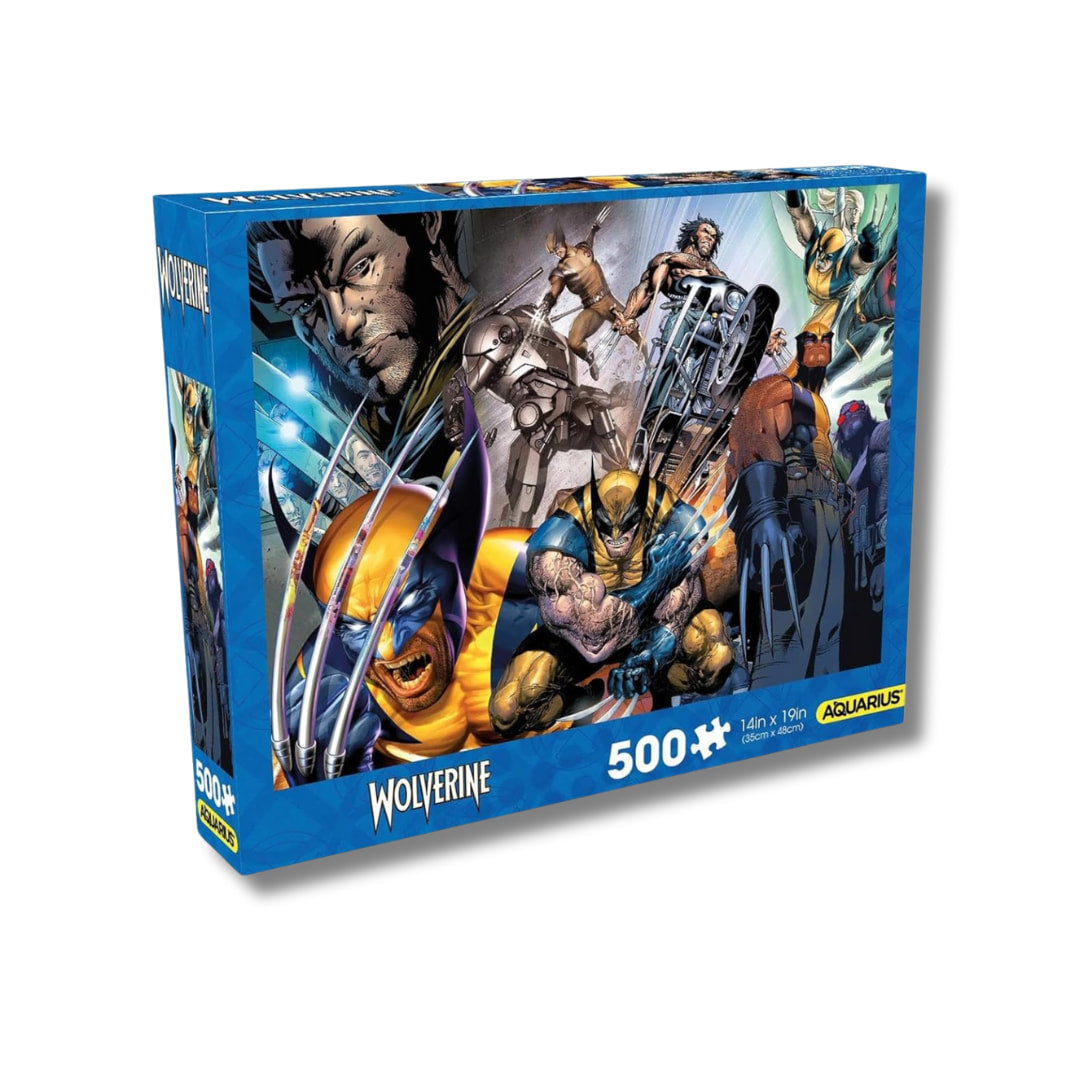 Aquarius Puzzles - Wolverine 500 Piece Jigsaw Puzzle - The Puzzle Nerds 