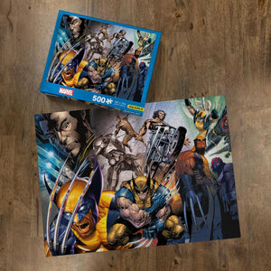 Aquarius Puzzles - Wolverine 500 Piece Jigsaw Puzzle - The Puzzle Nerds 