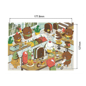 Arcadia Puzzles - Just Dessert 100 Piece Mini Puzzle - The Puzzle Nerds  