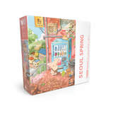 Jigsaw puzzle box with title Seoul Spring