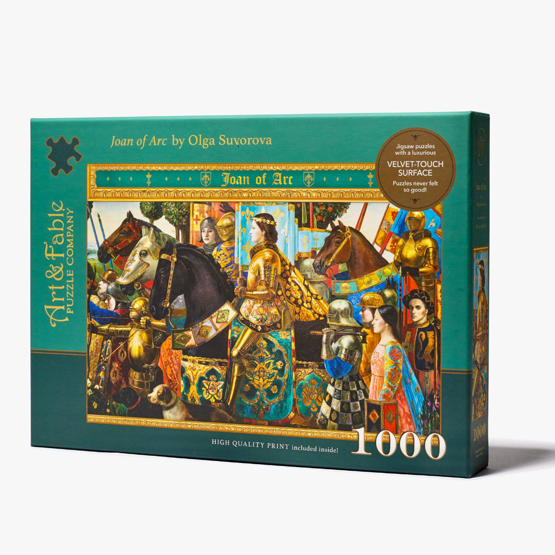 Art & Fable - Joan Of Arc 1000 Piece Puzzle - The Puzzle Nerds 