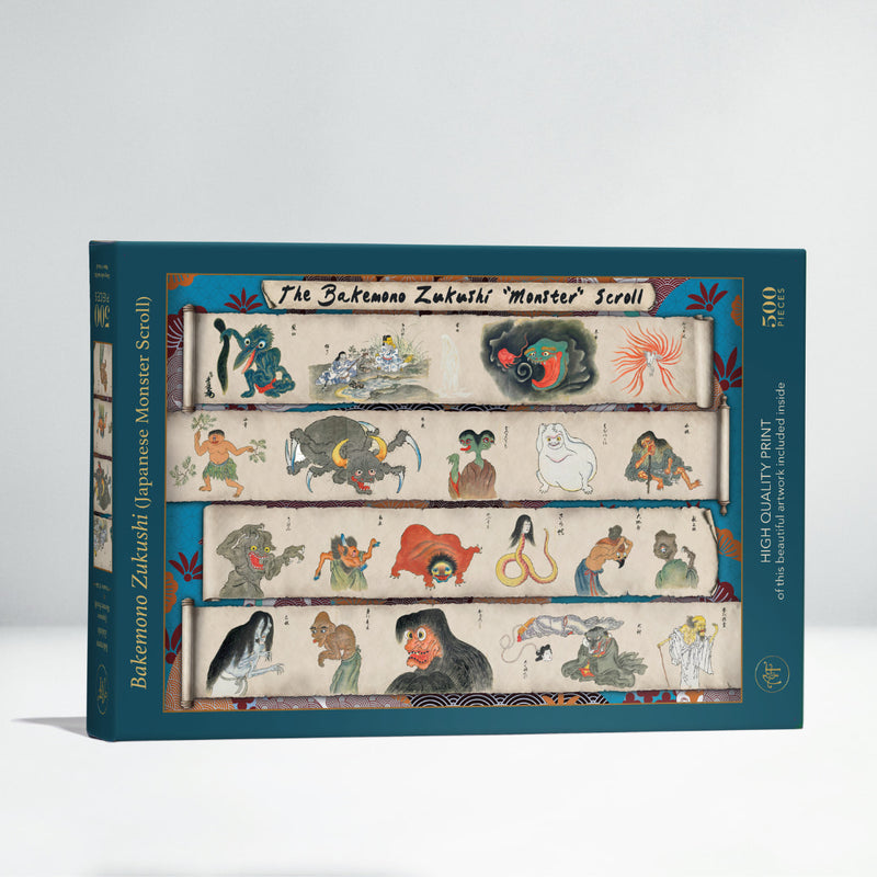 Bakemono Zukushi (Japanese Monster Scroll) 500 Piece Puzzle – The