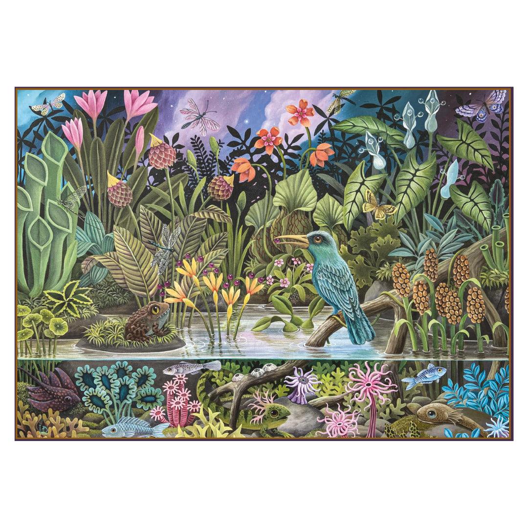 Art & Fable Puzzles - Hidden Lagoon 500 Piece Puzzle - The Puzzle Nerds  