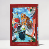 Art & Fable Puzzles - La Gondola 500 Piece Puzzle - The Puzzle Nerds  