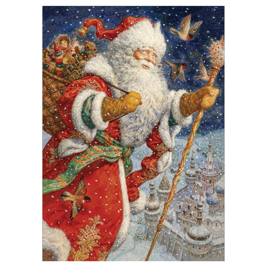 Art & Fable Puzzles - Santa Claus 500 Piece Puzzle - The Puzzle Nerds  