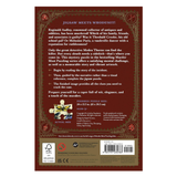 Back cover of a puzzle box with text and decorative elements on a white background