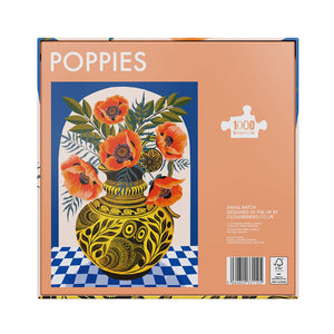 Cloudberries Puzzles - Poppies 1000 Piece Puzzle - The Puzzle Nerds  