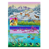 Cloudberries Puzzles - Seasons 1000 Piece Puzzle - The Puzzle Nerds  