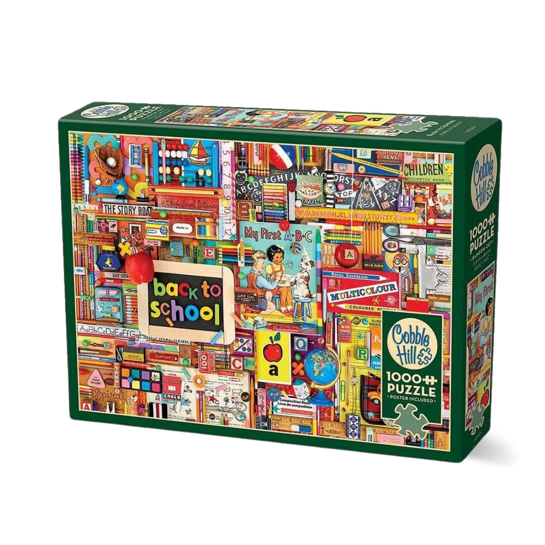 Cobble Hill - Back To School 1000 Piece Puzzle - The Puzzle Nerds  