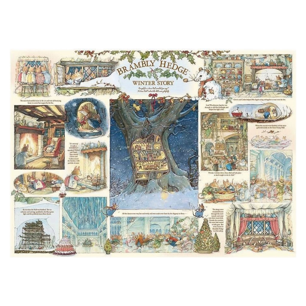 Brambly Hedge Winter Story 1000 Piece Puzzle – The Puzzle Nerds