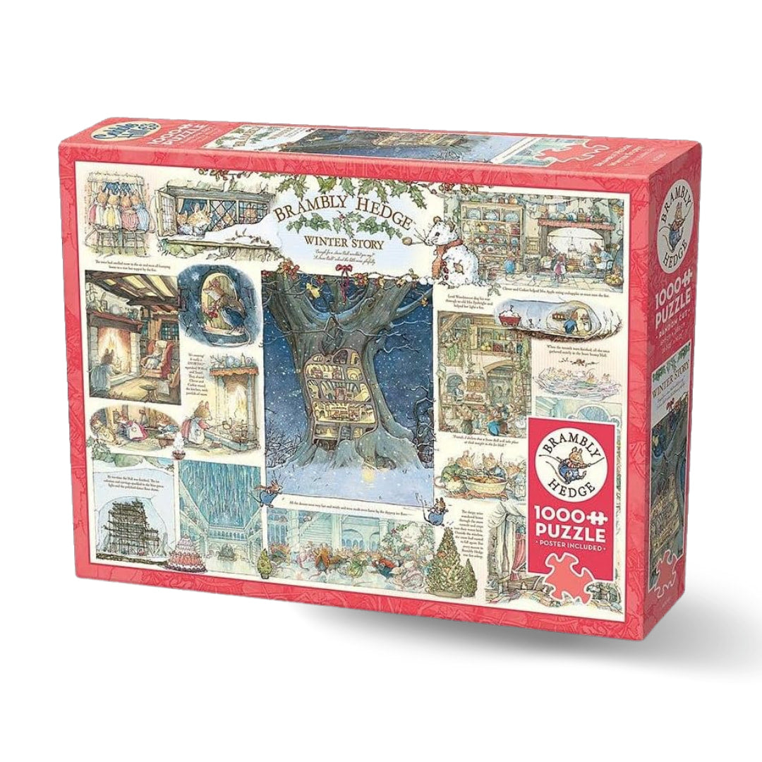 Cobble Hill - Brambly Hedge Winter Story 1000 Piece Puzzle - The Puzzle Nerds 