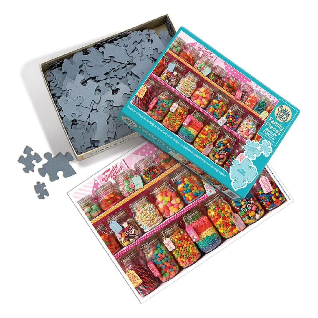 Cobble Hill - Candy Counter 350 Piece Family Puzzle - The Puzzle Nerds  