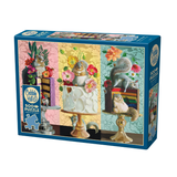 Cobble Hill puzzle box with a squirrel and cake design on a white background