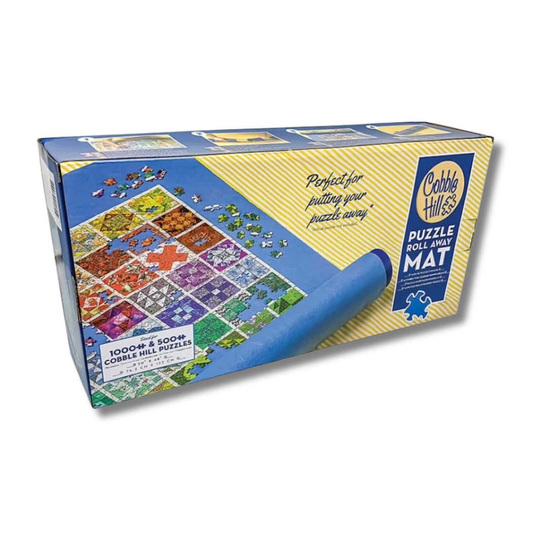 Puzzle Roll-Up Storage Mat – Felt Board With Tube For Jigsaw Puzzles Up To 2000 Pieces
