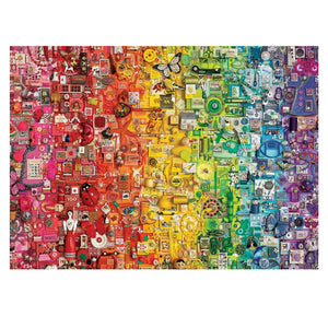 Cobble Hill - Colourful Rainbow 1000 Piece Puzzle - The Puzzle Nerds  