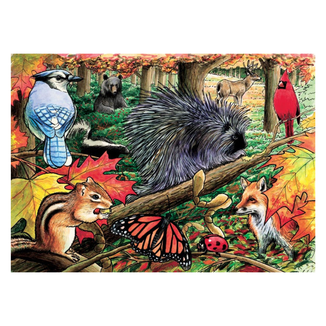 Cobble Hill - Eastern Woodlands 35 Piece Tray Puzzle - The Puzzle Nerds 