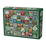 Cobble Hill puzzle box with colorful mosaic design on a white background