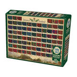 Cobble Hill puzzle box featuring tartans of Scotland on a white background