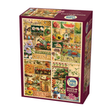Cobble Hill puzzle box with seasonal design on a white background