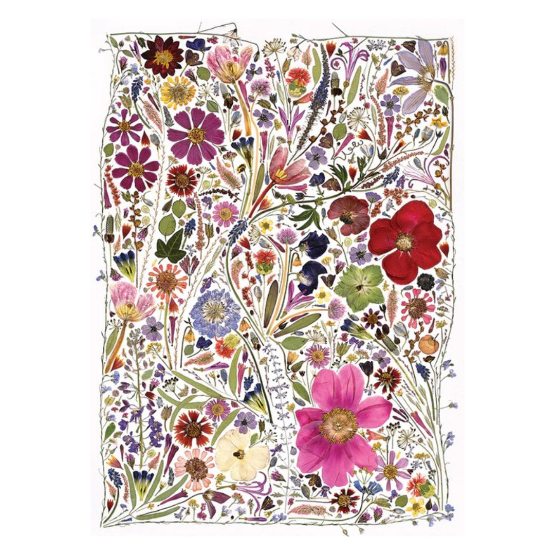 Cobble Hill - Flower Press: Spring  1000 Piece Puzzle - The Puzzle Nerds  