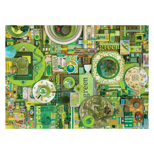 Cobble Hill - Green 1000 Piece Puzzle - The Puzzle Nerds  