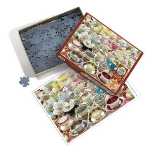 Cobble Hill - More Teacups Easy Handling 275 Piece Puzzle - The Puzzle Nerds 